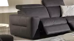 Flash Furniture serie Harmony Divano in microfibra color cioccolato con 2 poltrone reclinabili integrate